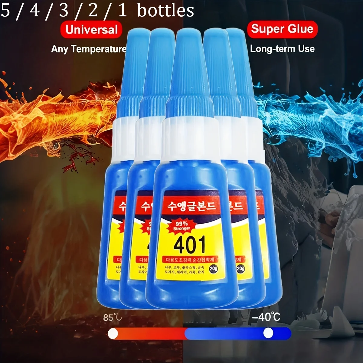 

Nail glue, bonds quickly without UV light, strong and durable, suitable for nail tips, manicures, crafts, and paper.