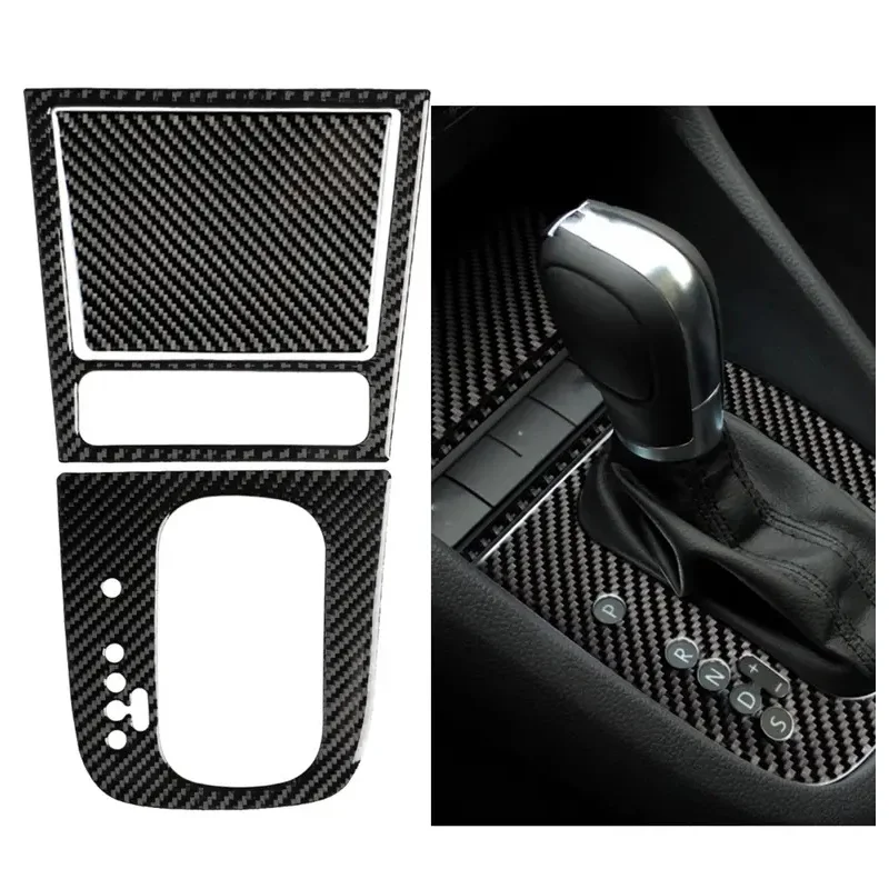 

Carbon Fiber Car Gear Shift Sticker Cigarette Lighter Cover Ashtray Panel Sticker For Vw Golf 6 R Mk6 Scirocco 2009-2016