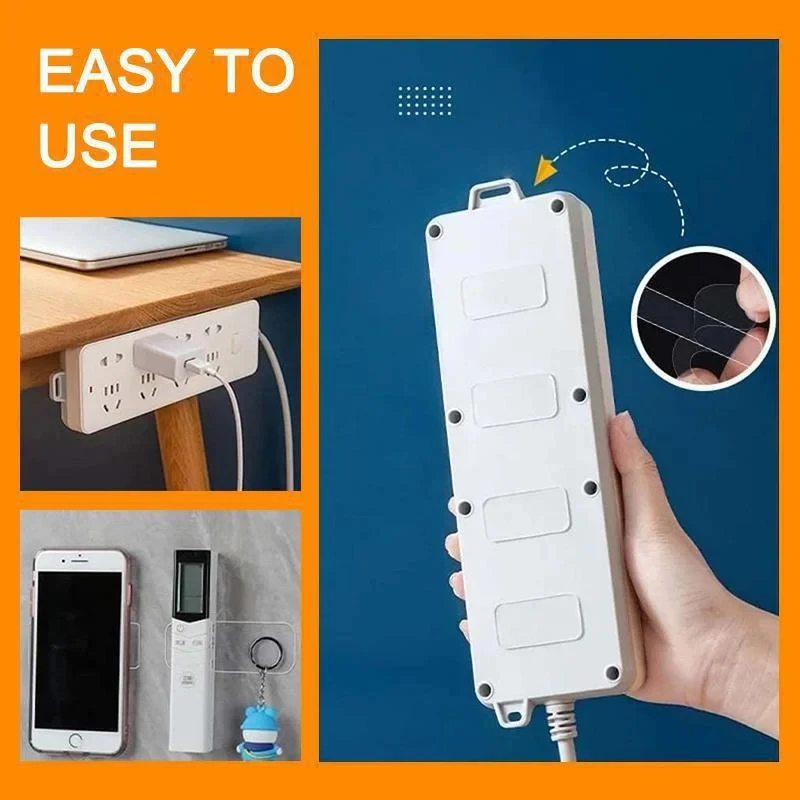 60pcs Adhesive Double Sided Nano Tape, Transparent Multifunction Traceless Removable Sticky For Paste Items, Household, Carpet