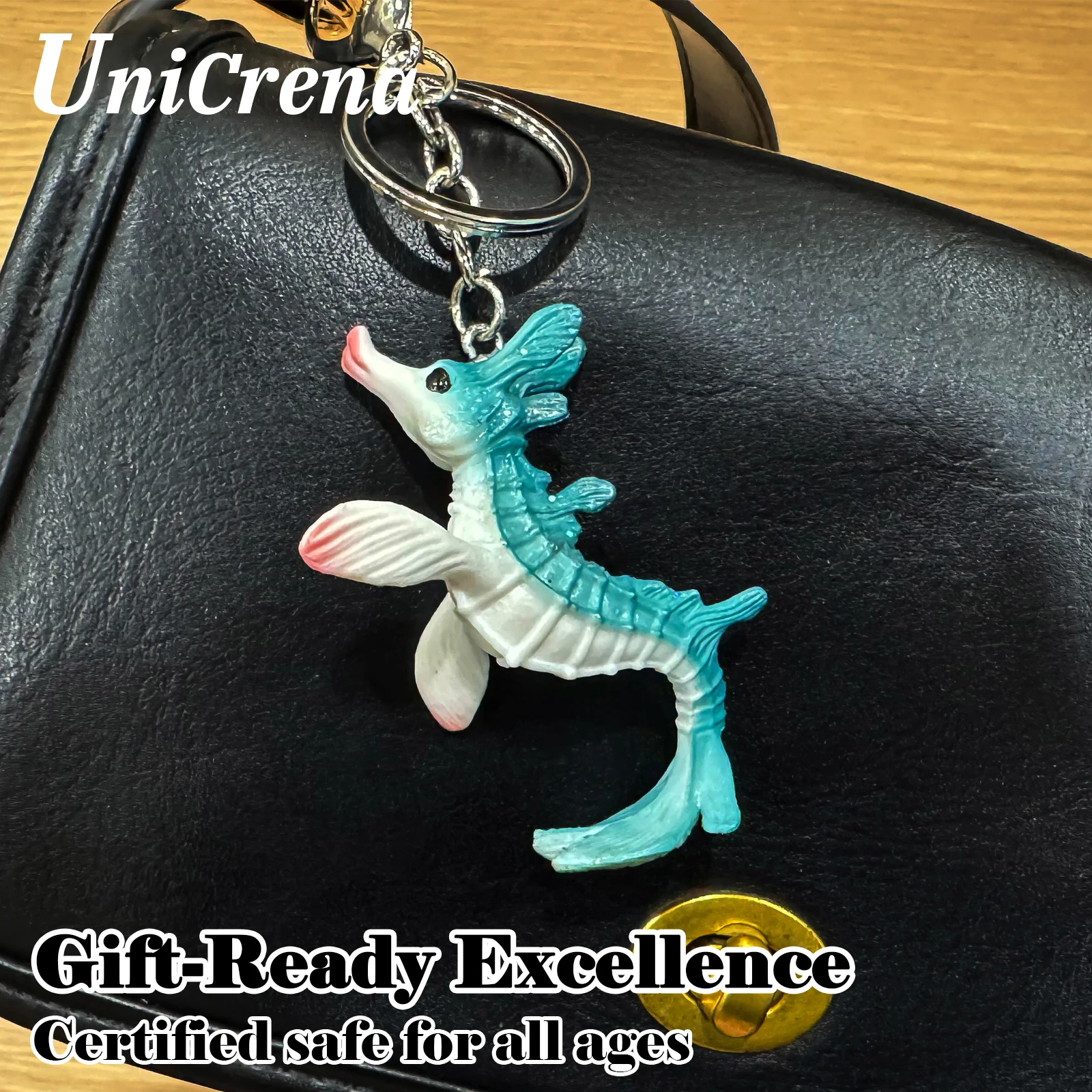 Fish Keychain Creative Handmade Fish Model Key Ring Trout/Snapper/Tuna/Salmon/Bass Keychain Fishing Themed Key Holder Accessory