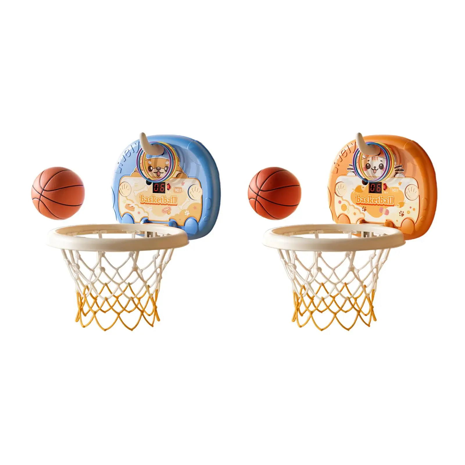 Mini Basketball Hoop Set Wall Basketball Board for Children Holiday Gifts