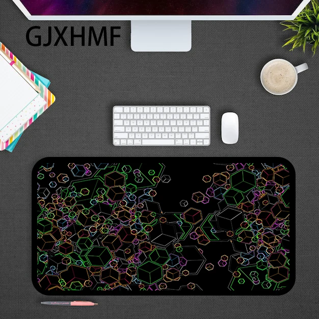 Colored square Mausepad square Desk Mat Gaming Mat Pad on The Table Office Gamer Accessories Keyboard Mat Mouse Pad Mouse Carpet
