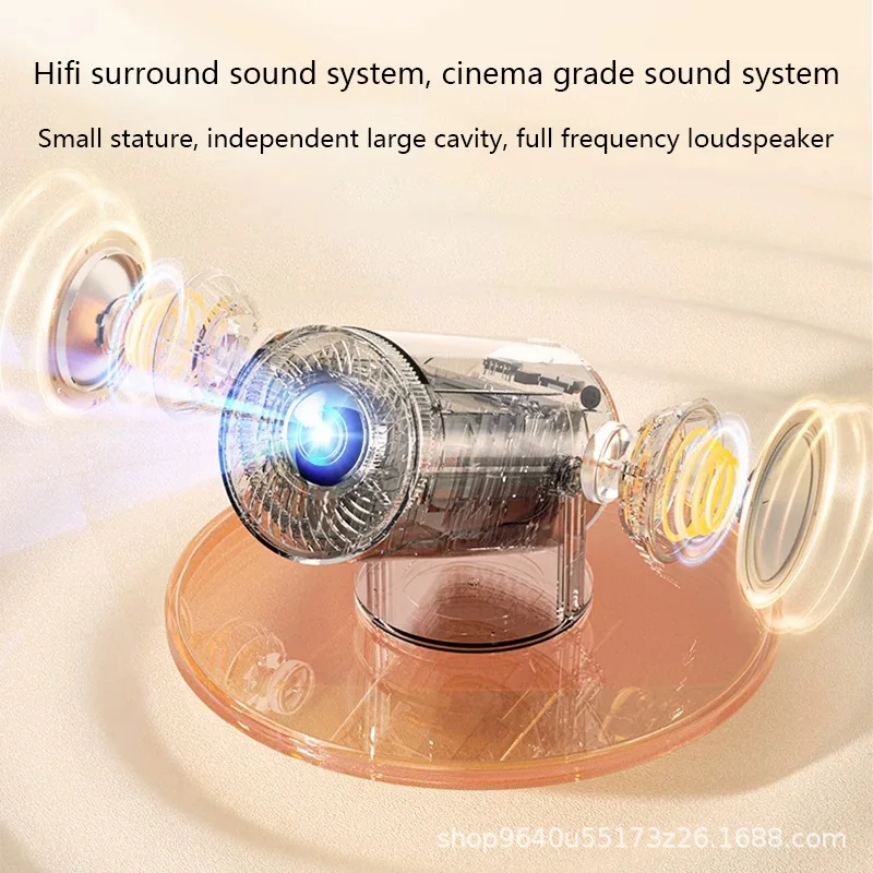 جهاز عرض 4K Android 11 Dual Wifi6 290ANSI Allwinner H713 BT5.0 1080P 1280*720P جهاز عرض خارجي للسينما المنزلية