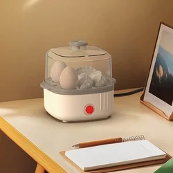 150W Multifunctional Egg Cooker Low Power Dormitory Breakfast Machine Home 5 pcs Egg Cooker Automatic Power Off Electric Steamer
