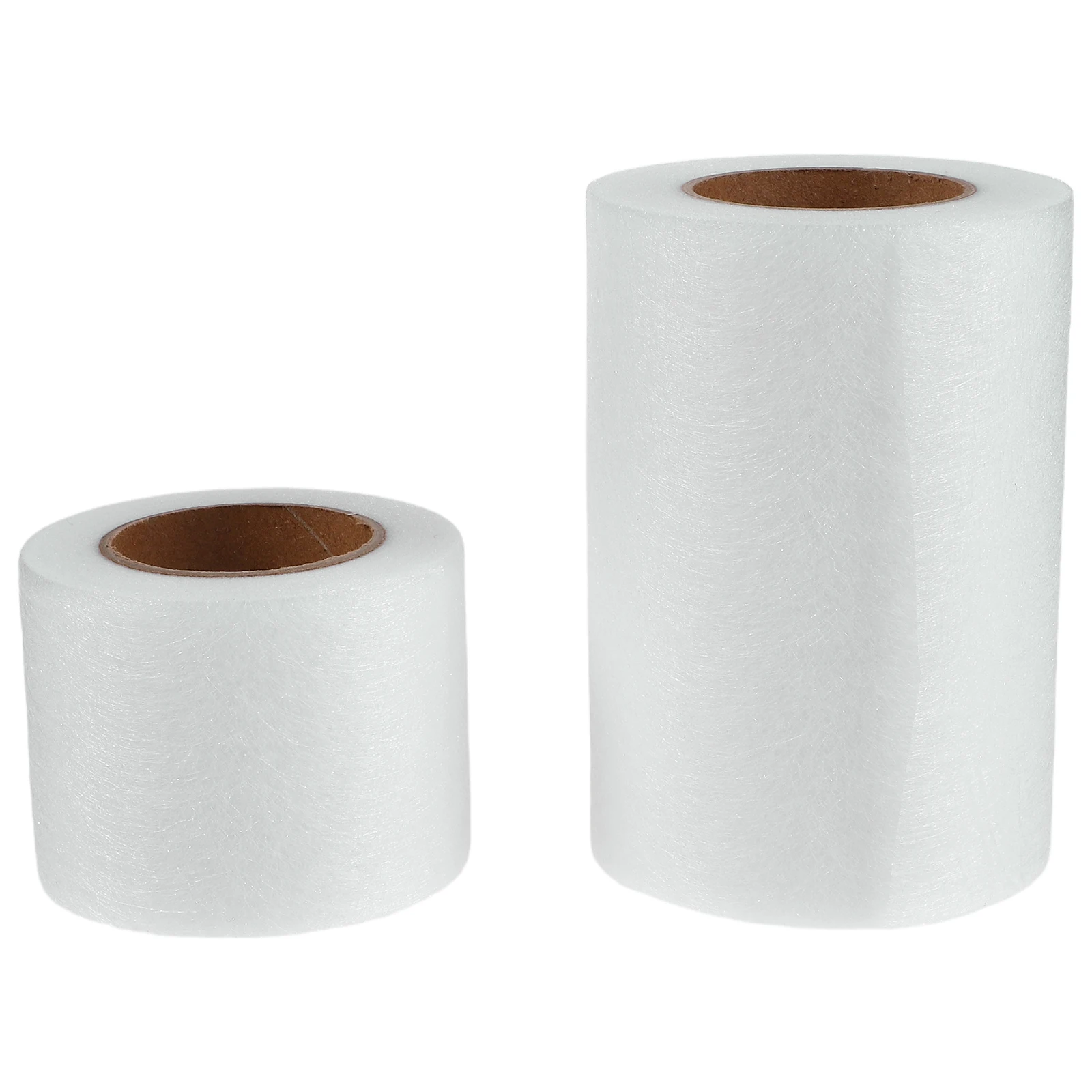

2 Pcs Hot Melt Glue Membrane Sewing Fusible Adhesive Double Sided Tape Fabric Patch White Craft Bonding