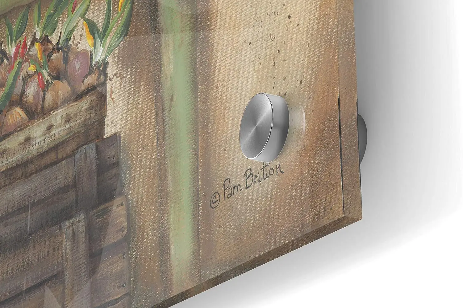 Acrylic Glass Wall Art Potting Bench Print 36x24