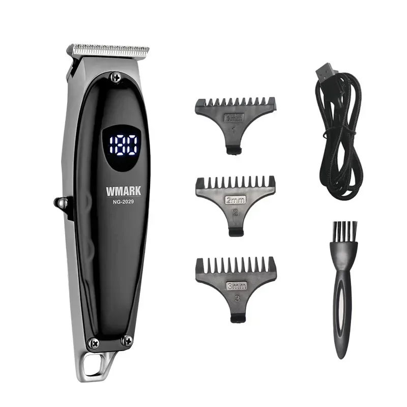 

New Profession Electric Clipper WMARK NG-2029 All-metal Hair Clipper SMART METAL PROFESSIONAL HAIR TRIMMER