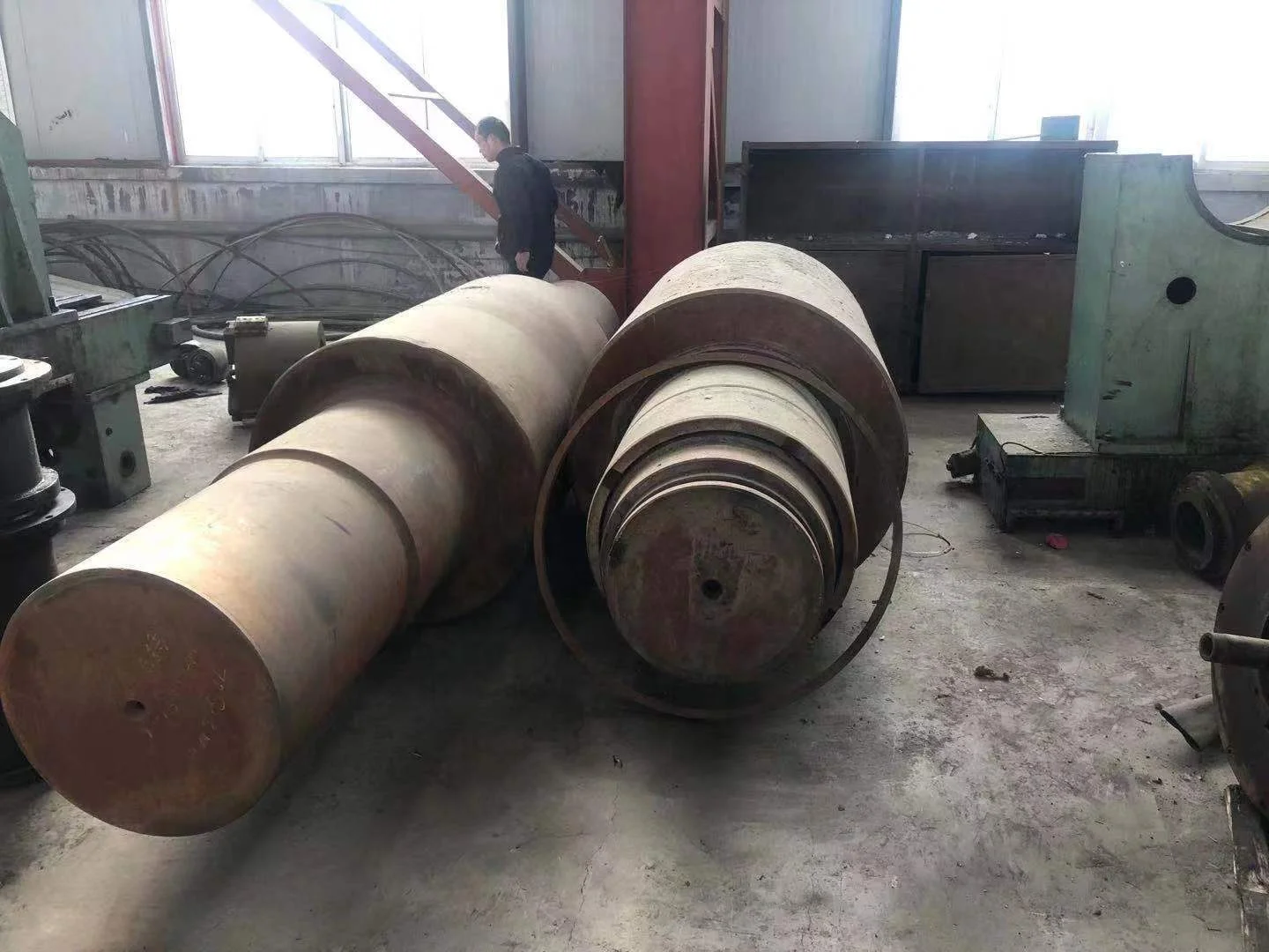 Custom large aisi 4340 cast iron long mild steel rolling mill transmission propeller pto drive shaft