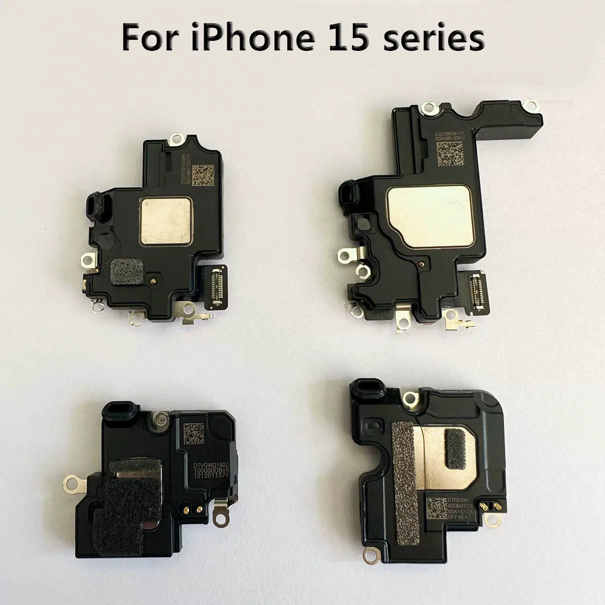 Earpiece Ear Speaker For iPhone 13 14 15 Pro Max 13 Mini 15 Plus Sound Receiver Earphone Front Light Sensor Flex Cable