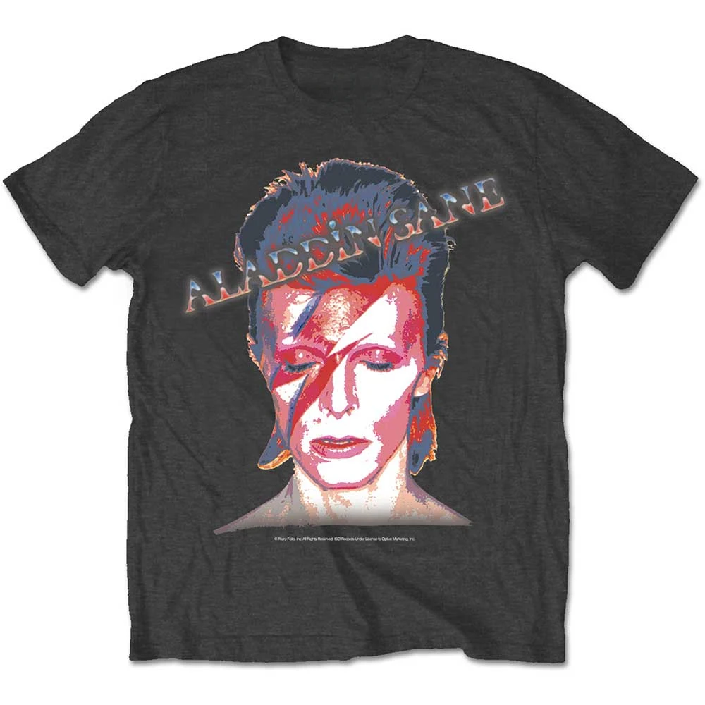 Aladdin Sane David Bowie T-Shirt Cotton Graphic Tee Men Women Summer Streetwear