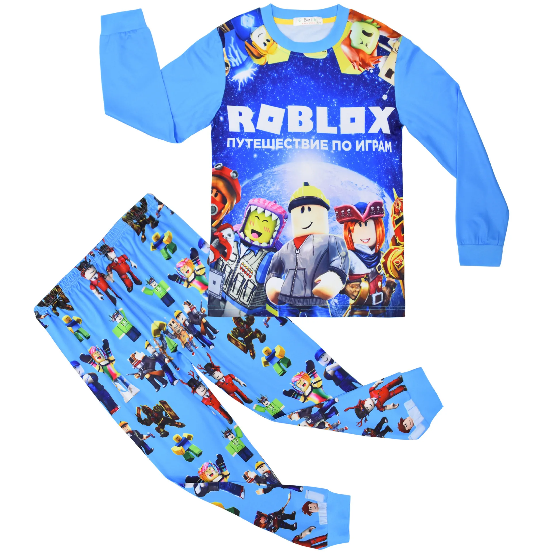 

Одежда для игры Roblox, средней и большой женской одежды, пижама с длинными рукавами, детские подарки, аксессуары для косплея одежды