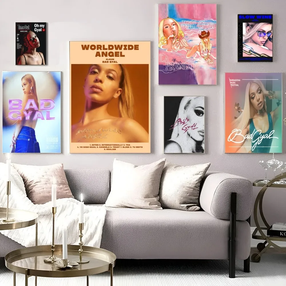 Hot Singer B-Bad G-Gyal Anime Posters Sticky HD Quality Wall Art Retro Posters for Home Kawaii Room Decor