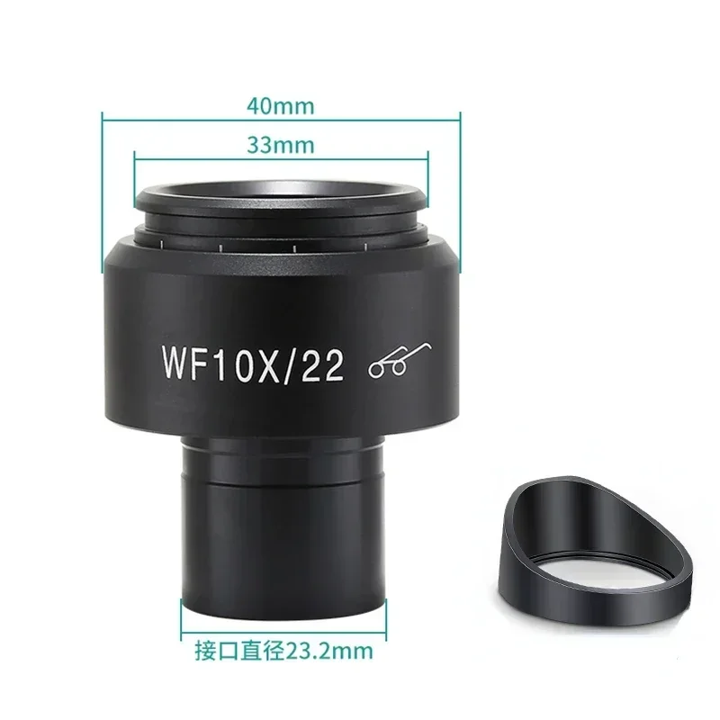 WF10X High Eye Point Wide Angle Eyepiece Diopter Adjustable Ocular Lens For Olympus Biological Metallographic Microscope