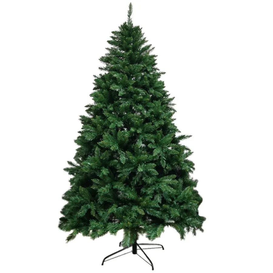 

7FT Classic Christmas Tree with 1906 Branch Tips Flame-Retardant PVC Environmentally Friendly Artificial