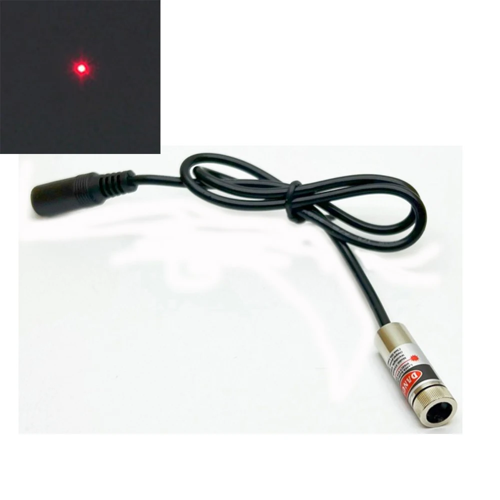 1pcs Focusable 650nm 5mW 10*30mm DOT/Line/Cross  Red Laser Module 10mm LED LD Module