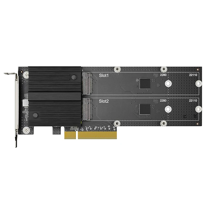Kartu Pengontrol Synology M2D18 Kartu adaptor SSD M.2 NVMe SATA