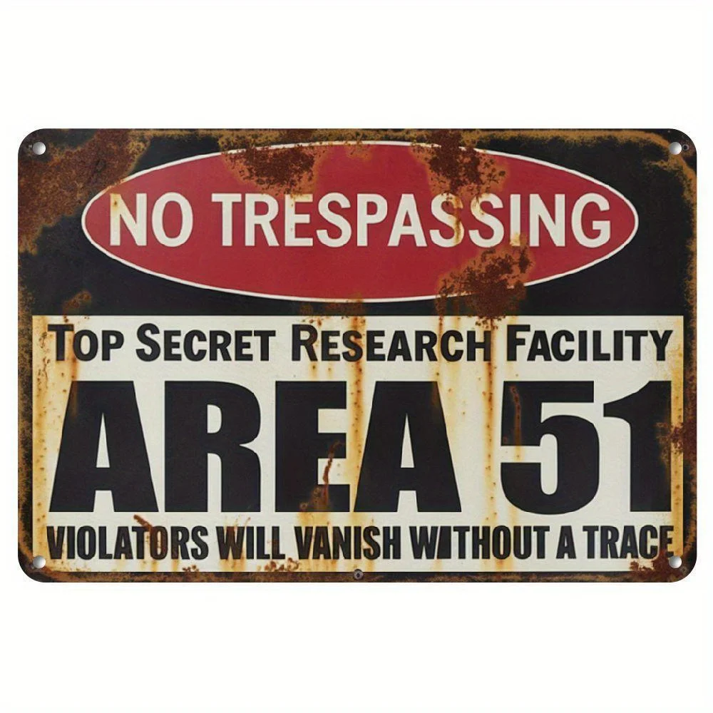 Vintage Metal Sign - Rustic 