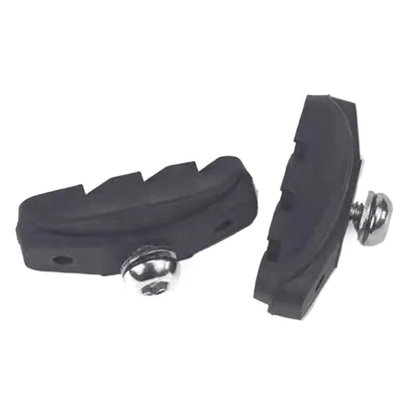 Road Bicycle Cycling Braking C-Brake Pads Blocks Holders Durable Rubber Shoes 50mm Caliper Pads