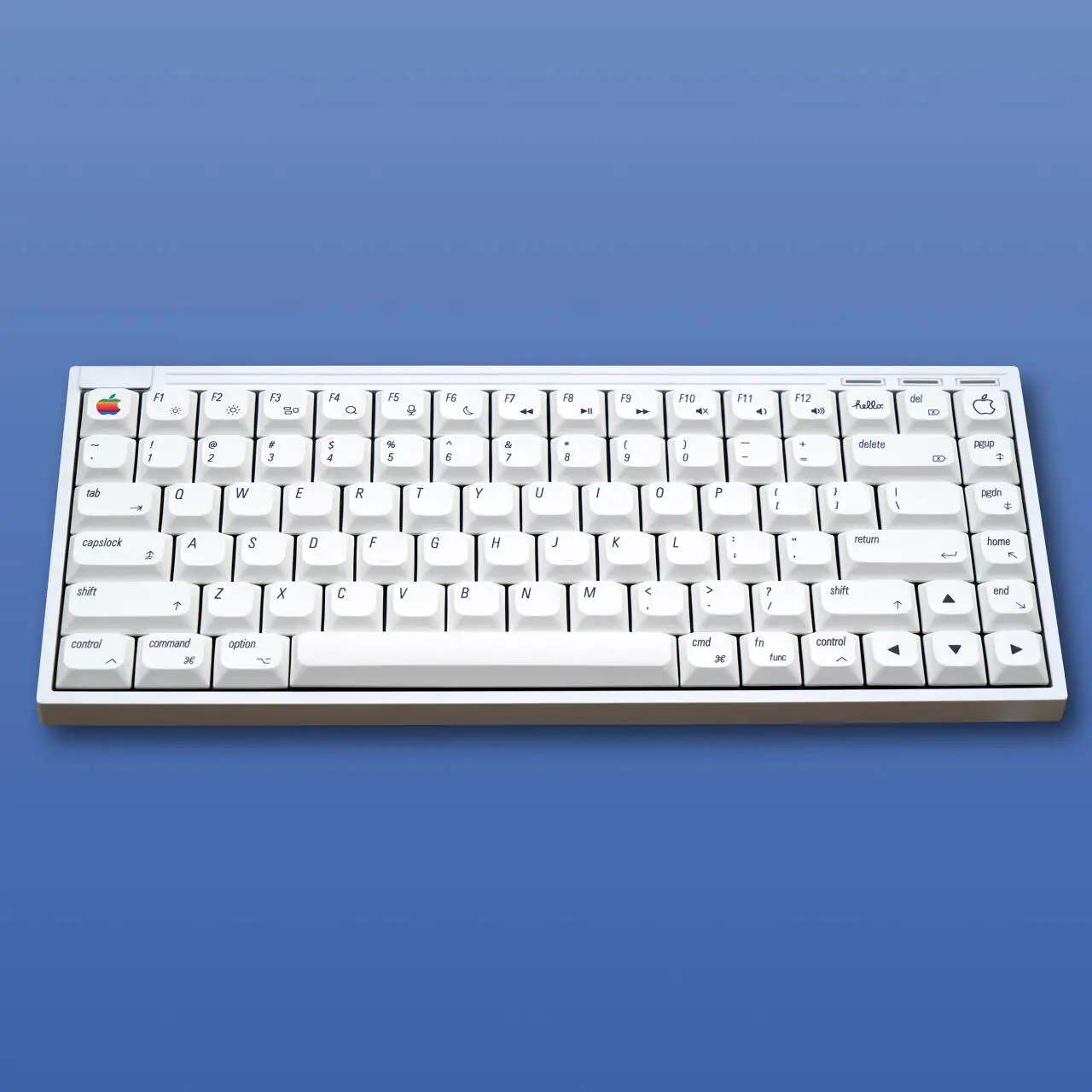 124 Ultra-slim Mac Style Mx Low Profile Dye Sub PBT Keycaps For Mx 61 64 68 75 84 87 96 108 Layout Mechanical Keyboard