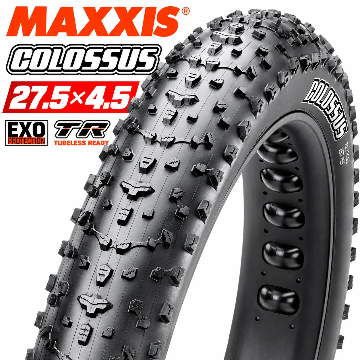 MAXXIS COLOSSUS 27.5x4.5 Fat Bike Tire EXO TR 120TPI Tubeless Ready Folding Snow MTB Bicycle Tire