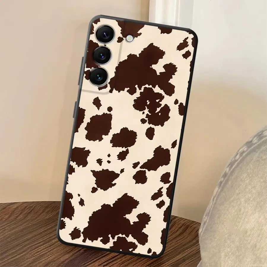 Cow Pattern Case for Samsung Galaxy A23 A73 A06 A51 A57 A15 A37 A05 A25 A16 Phone Cover A52 A36 A53 A50 A41 A17 A13 A12 A70