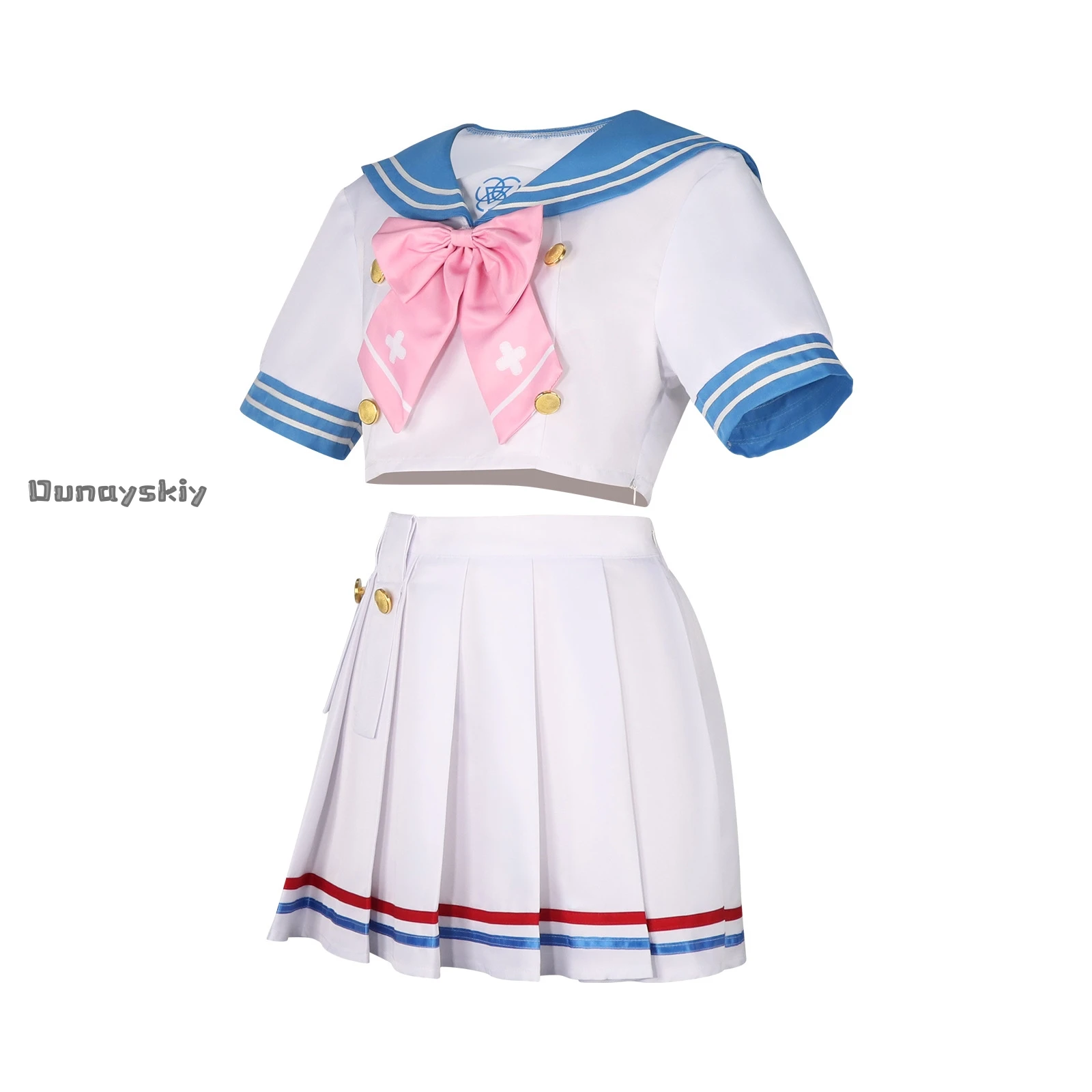 أنيمي لعبة الأزرق الأرشيف Urawa Hanako تأثيري حلي بحار الدعاوى Bowknot أغطية الرأس فساتين حريمي هالوين بدلة تنكرية s-2xl