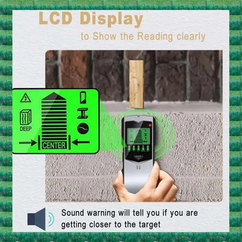 

B76A 5 In 1 Wall Stud Finder Stud Finder Wall Scanner For Wall Wood AC Wire Metal Detector Joist Pipe SH401 Replacement Spare Pa
