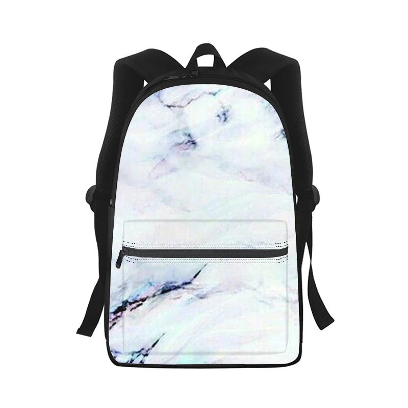 

marble stone veins Men Women Backpack 3D Print Fashion Student School Bag Laptop Backpack Kids Travel Shoulder Bag