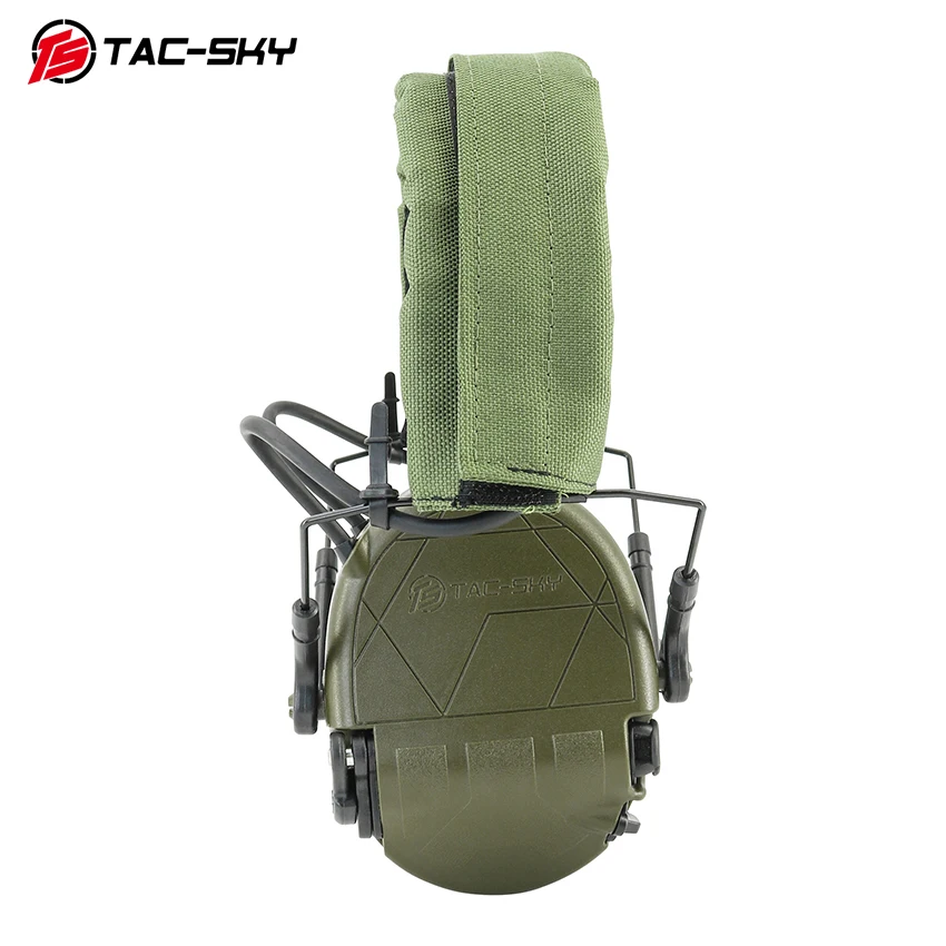 TAC-SKY Electronic Active Noise-Canceling Shooting Headset TAC300 Dual-Mode Hearing Protection Hunting Ear Muffs