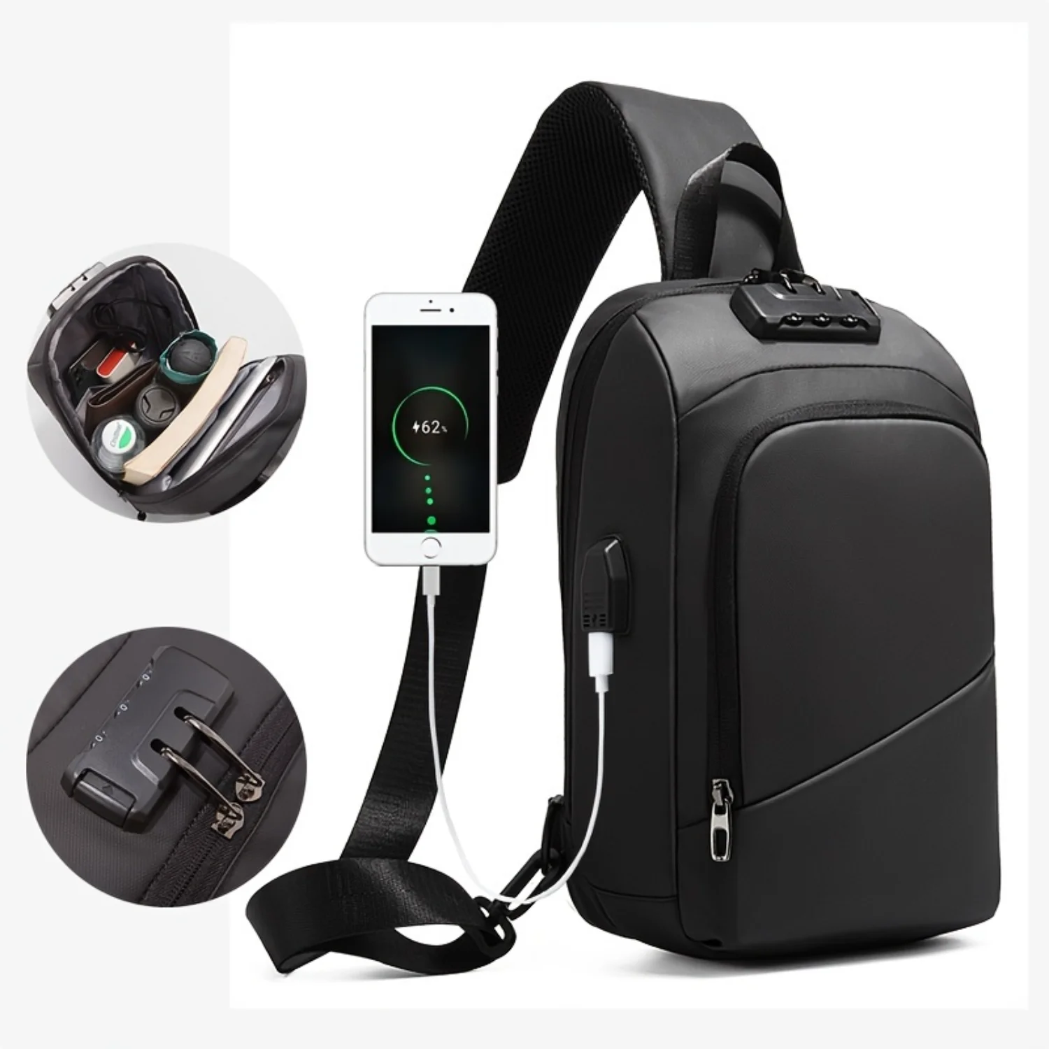 

Men's Fashion Shoulder Bag Crossbody Anti-theft Chest Bag