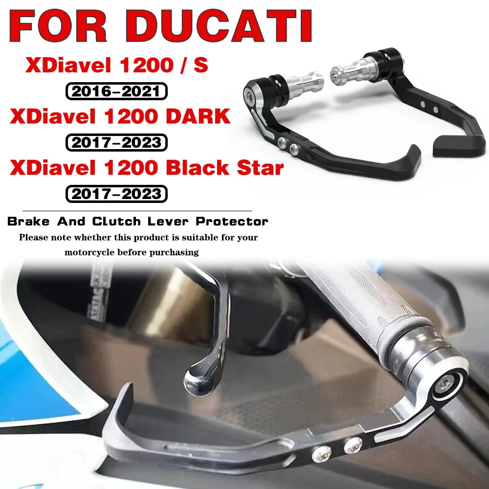 

Motorcycle accessories Brake Clutch Lever Protector Kit For DUCATI XDiavel 1200 S Dark Black Star 2016 2017 2018 2019 2020-2023