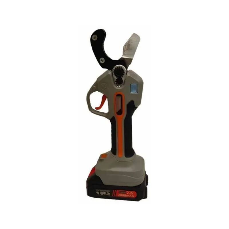 Outdoor 35mm Electric Pruning Scissors 21V Lithium Battery Scissors Brushless Motor Battery Level Display Screen Electric Tools