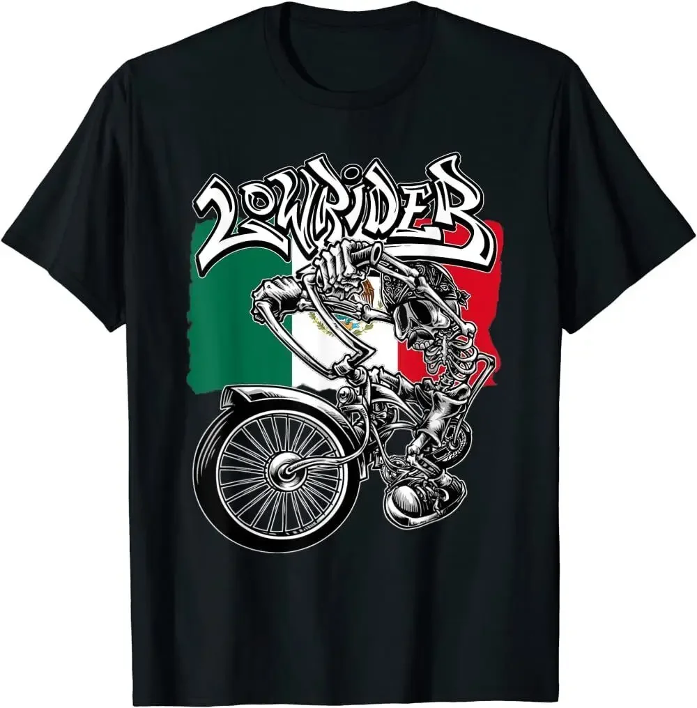 New Limited Mens Low Rider Bicycle. Mexican Chicano Mexico Lowrider Bike T-Shirt