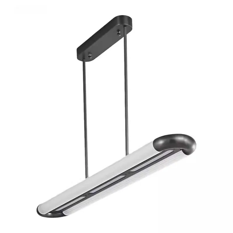 Italian minimalist personalized long dining pendant light, modern designer, conference room, office, study room, LED light