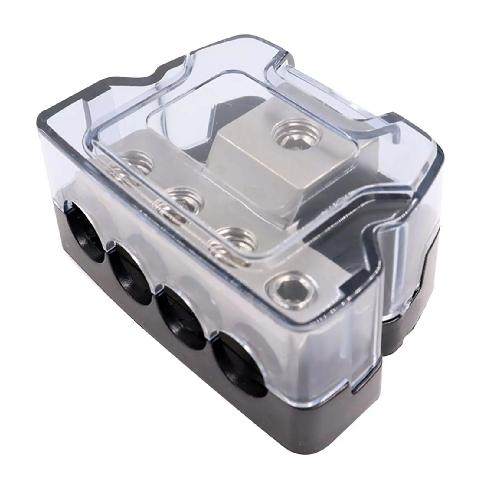 

Car Audio Power Distribution Block, Car Amplifier Audio Splitter, 1x 0 Gauge AWG in, 4x AWG Out Distributor for Auto Car