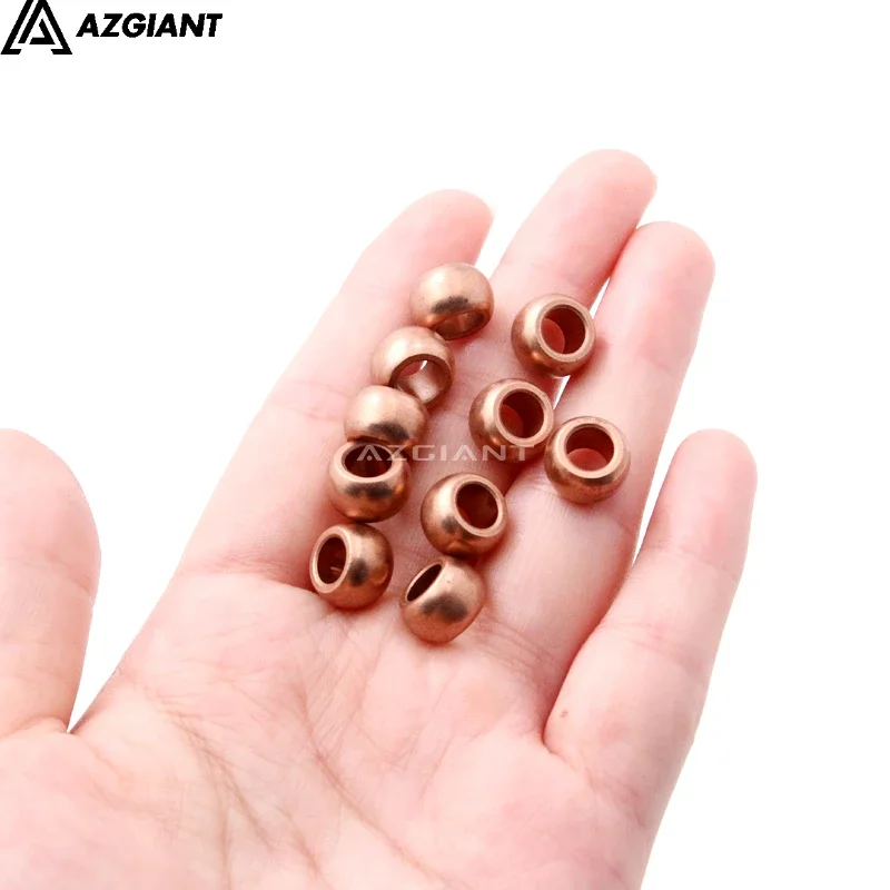 100 PCS Ball Bearing Spherical Oil Bushing Bearing Of Powder Metallurgy Copper Sleeve DIY Accessories 2x5x3mm 4x11x7mm