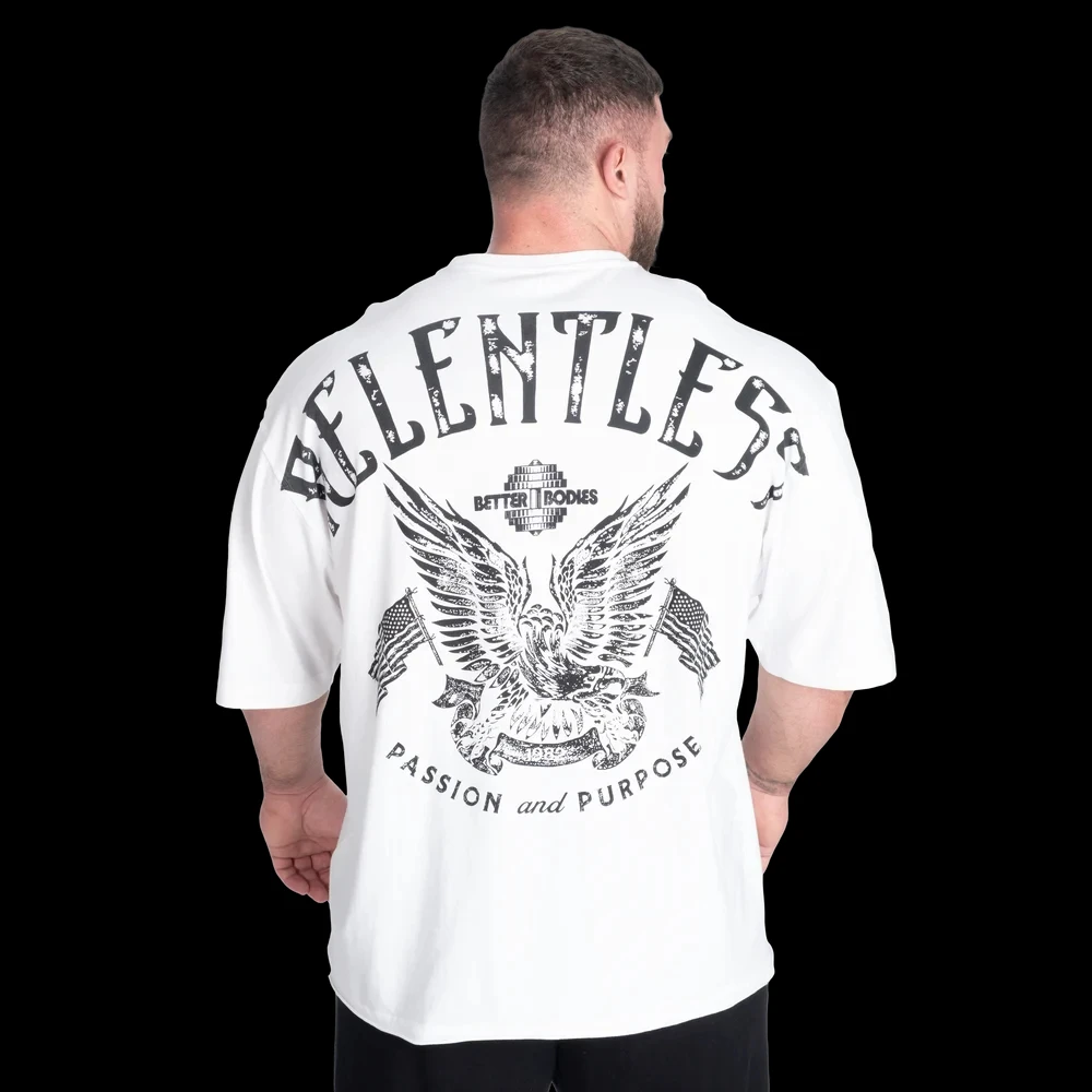 Relentless Iron Sports Fitness Leisure T-Shirt Men's and Women's Luxury Brand Top