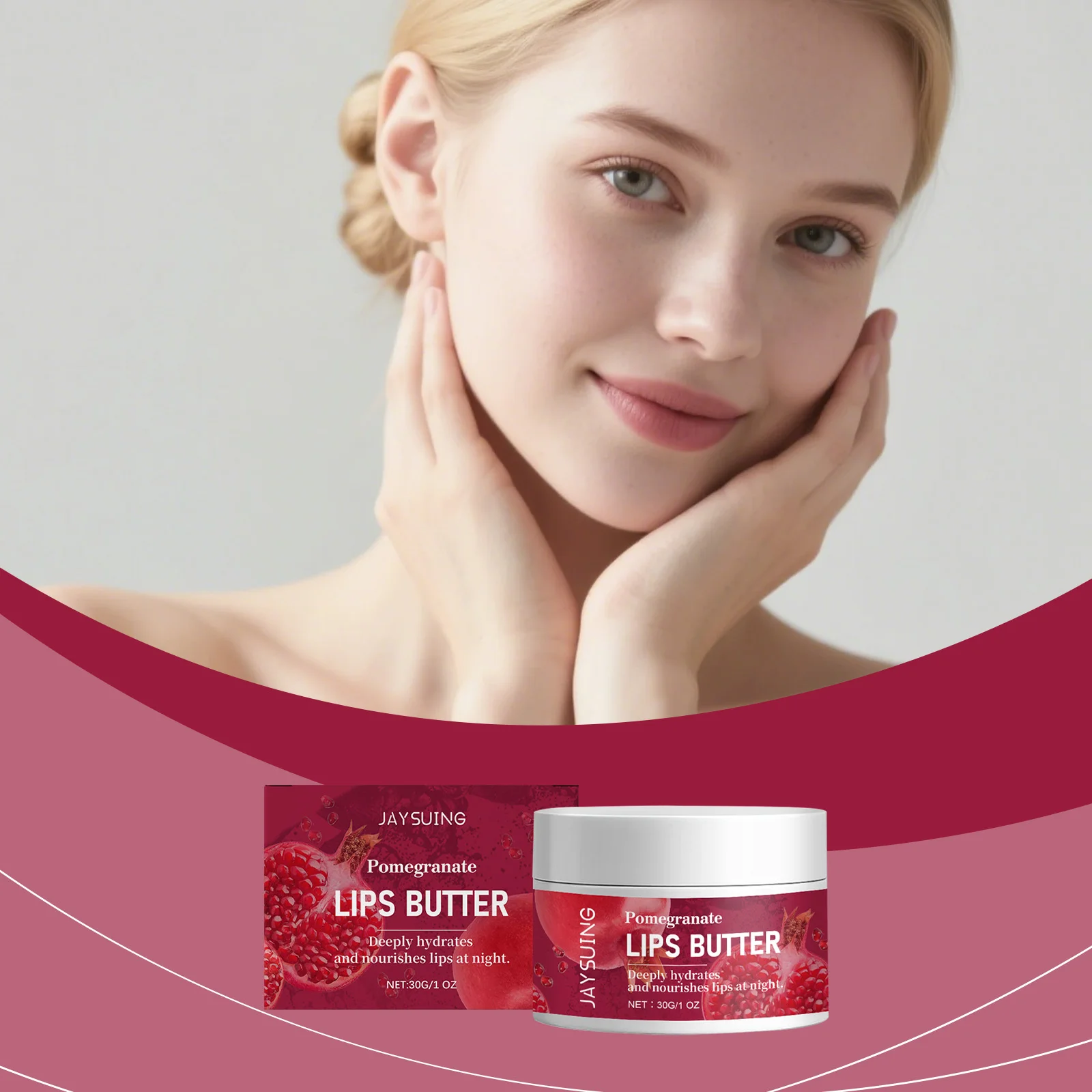 

Lip Mask Hydrating Plump Repair Dry Lips Reduce Lip Lines Anti-Cracked Exfoliating Hyaluronic Acid Nourishing Lip Sleeping Balm