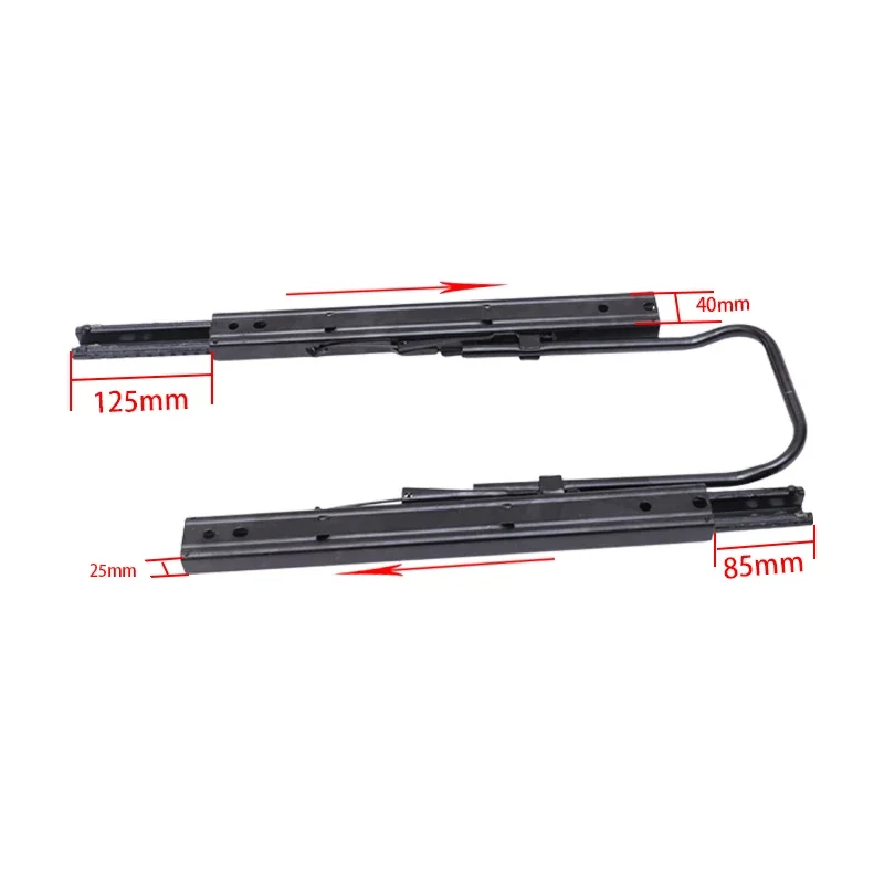Truck slide seat Double lock slide Racing chute Motorhome accessories Business modification Front back adjustment