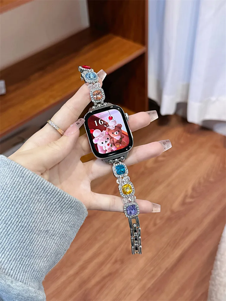 

22mm/20mm/18mm square metal fashion strap suitable for Huawei GT5/GT5 Pro/GT4/GT2/3/4