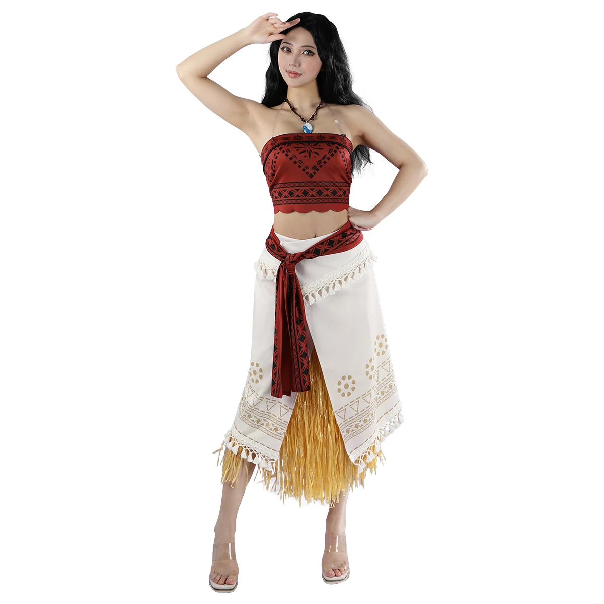 

Movie Moana 2026 Cosplay Costume Halloween Outfits for Women Ocean Adventure Princess Fancy Dress Game Roleplay Bithday Gifts