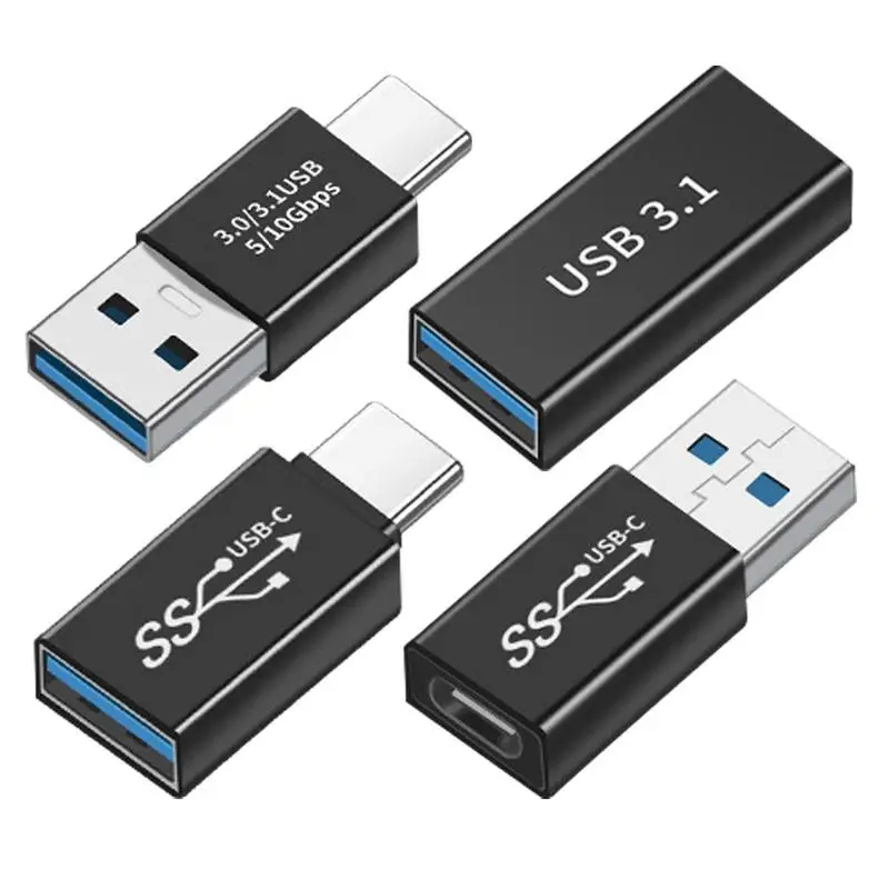 USB Para Tipo C Adaptador OTG USB-A ToUSB Tipo-C Conector Fêmea Para Smartphone Laptop Adaptadores 5Gbps Transferência