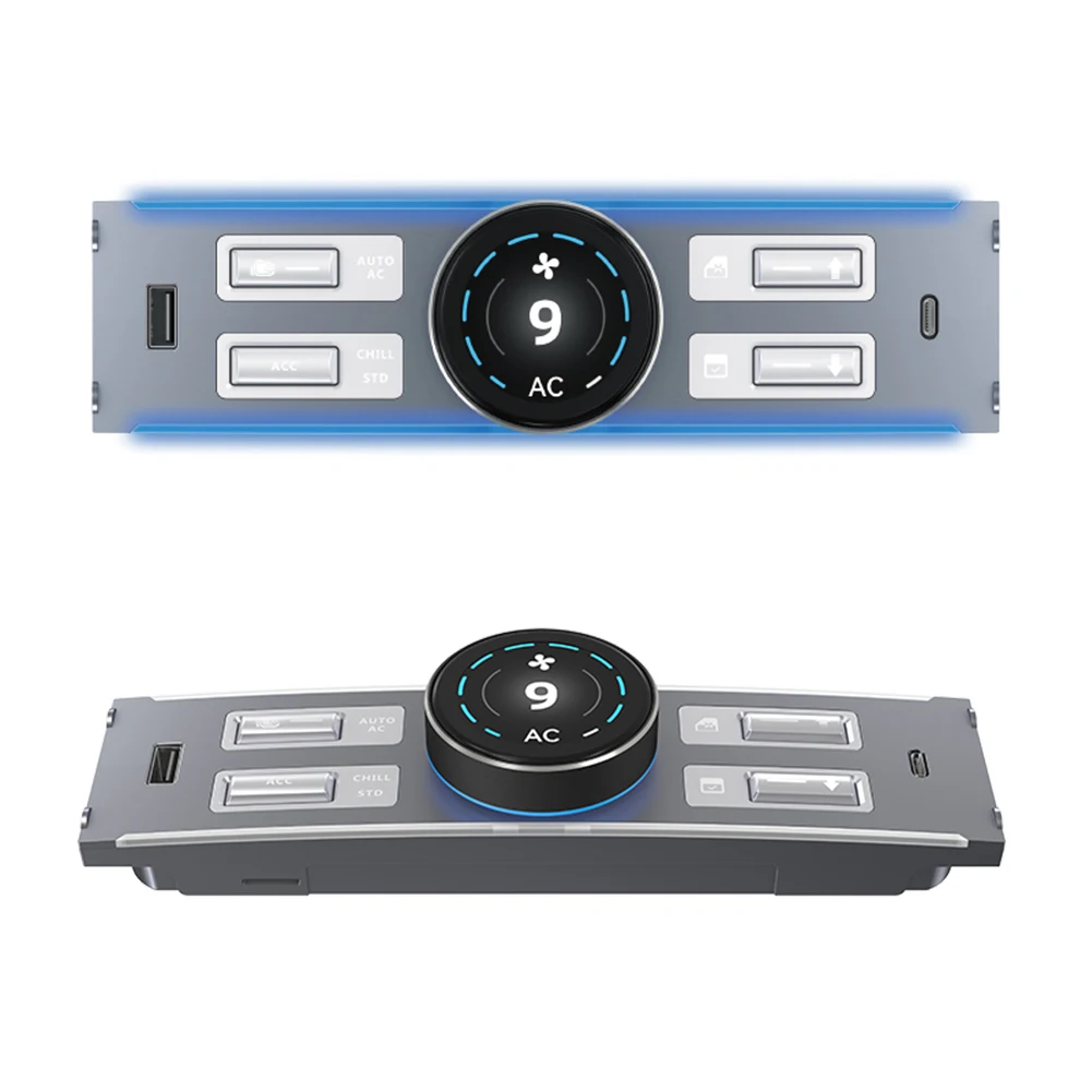 

Док-станция расширения с интеллектуальным ЖК-дисплеем и порт типа C, интеллектуальная физическая кнопка, ручка для Tesla Model Y 3 2021-2024