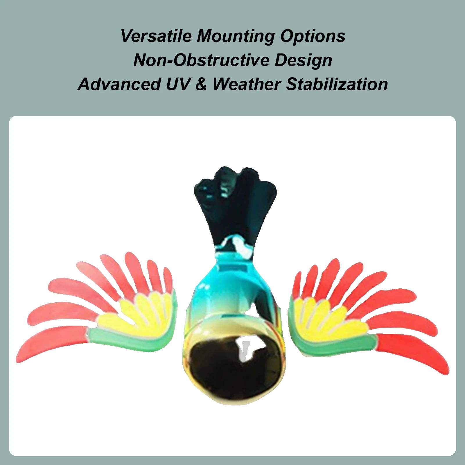 

Rearview Mirror Accessories Wind-Powered Funny Cute Simulation Flying Bird Motorcycle Decor For Automotive Truck RV SUV