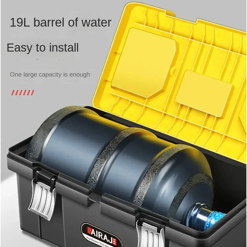 Toolbox multifunctional portable plastic box electrician maintenance large storage box hardware tool storage box