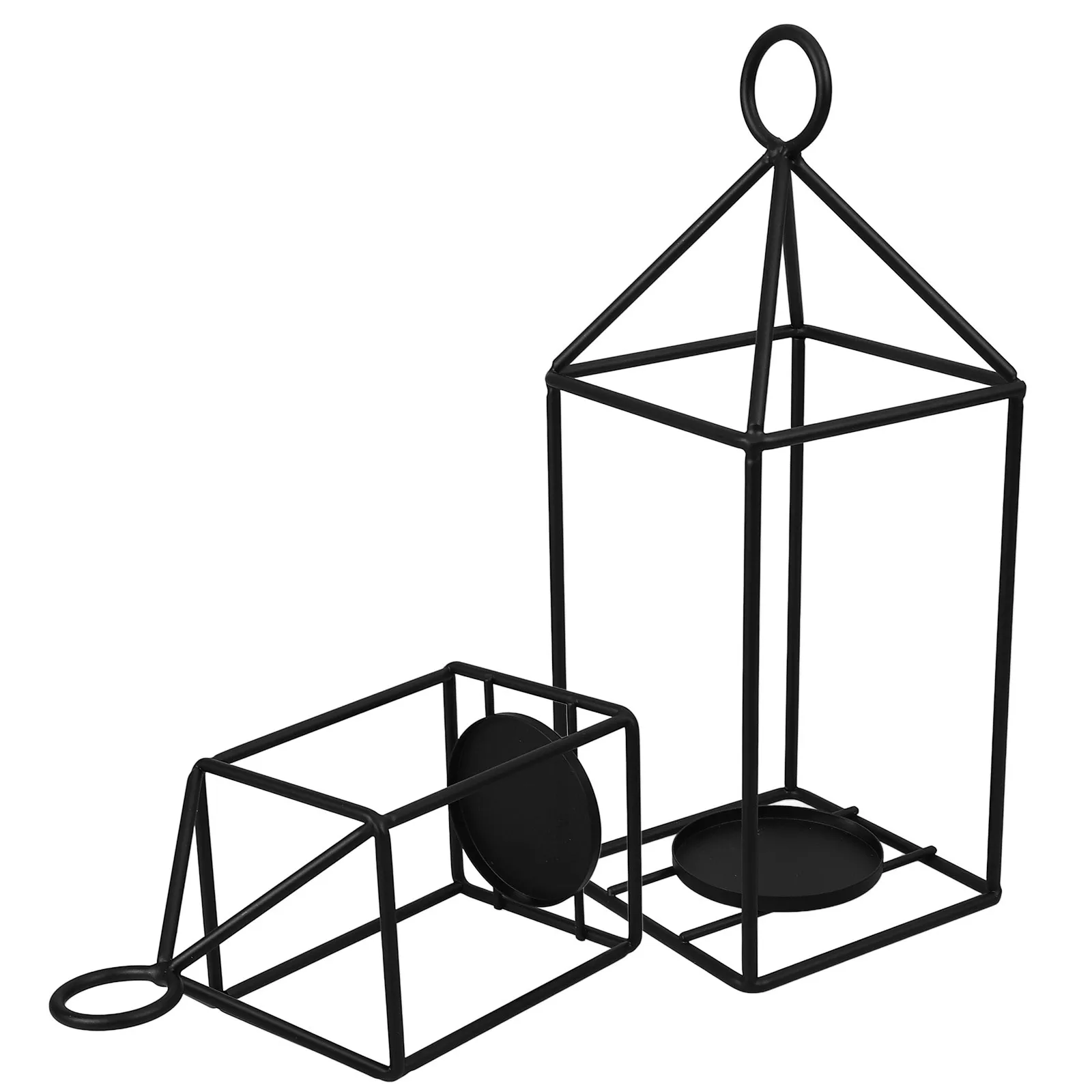 

2Pcs Iron Holder Decorative Stand for Wedding Candlelight Dinner Home Decor Table Centerpiece Vintage Style Metal