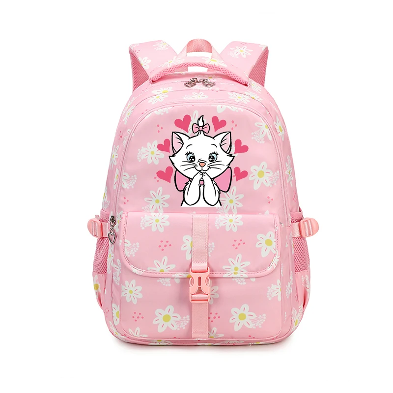 

The Aristocats Kids School Bag Cute Backpack for Girls Children Waterproof Backpacks Teenage Large Capacity Book Bags