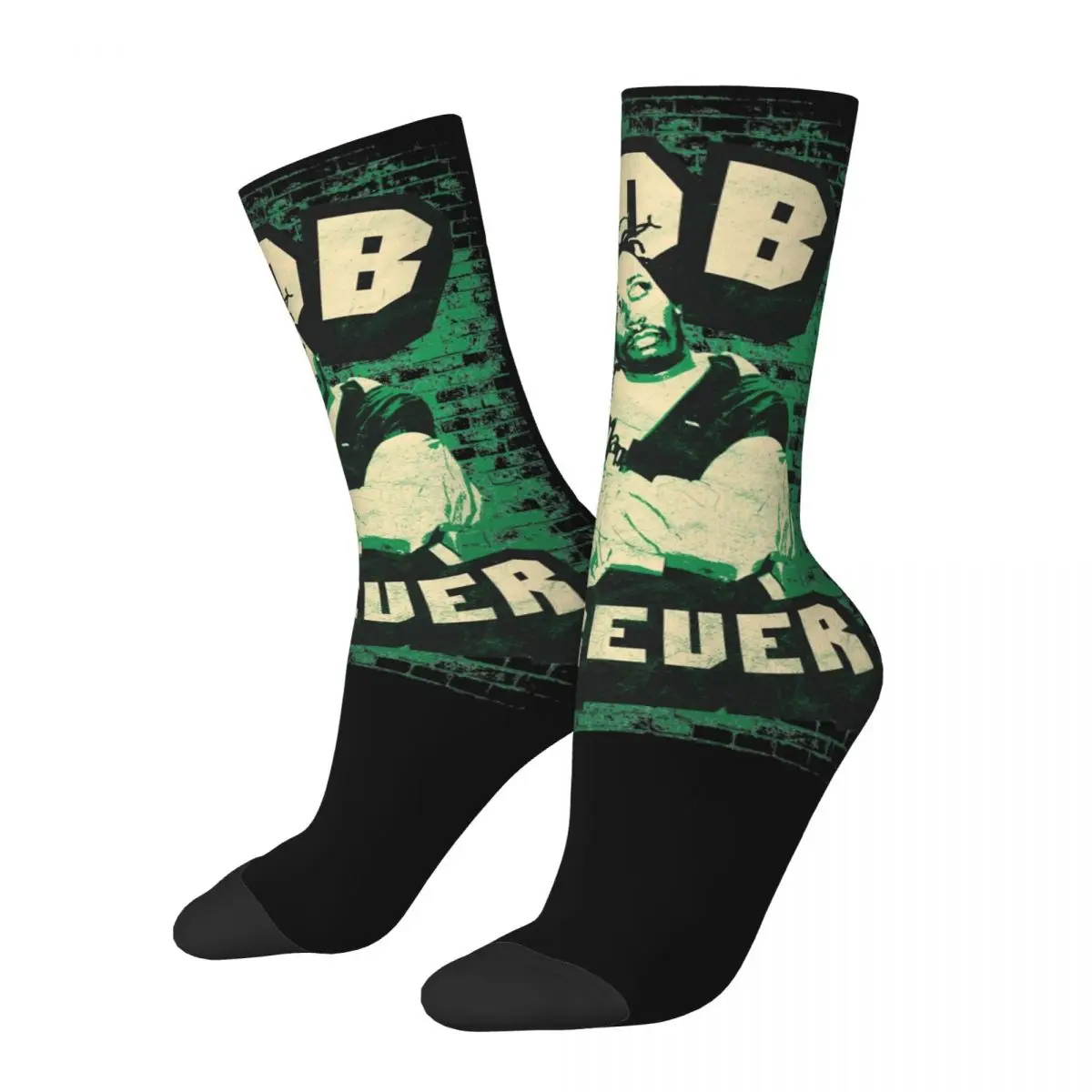 Rapper ODB Forever Ol Dirty Bastard Socks Super Soft Funny Happy Hip Hop Socks Harajuku Merch Middle Tube Socks