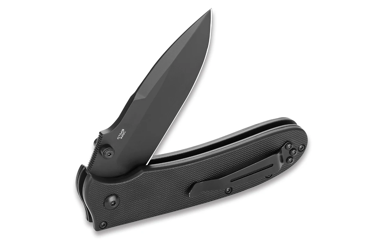 Ganzo G704B knife 58-60HRC 440C blade G10 handle folding knife Survival outdoor camping EDC tool Hunting Pocket Knife