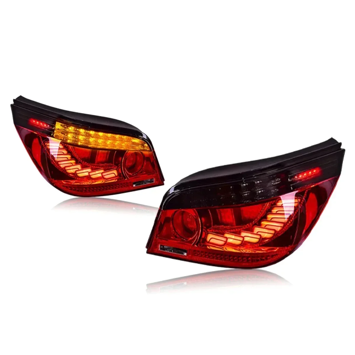 

TYPY Auto TailLamp Assembly Fit For BMW 5 Series E60 Upgrade to NEW LED Dynamic Turn Signal Brake Lamp Car Tail Lamp 2003-2009